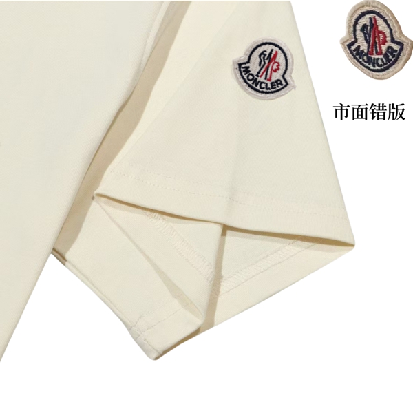 モンクレールTシャツ素材ディテール